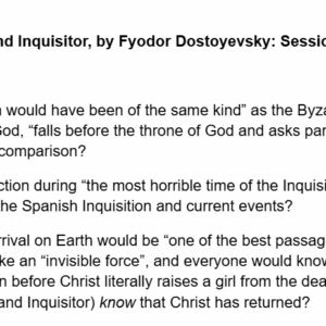 The Grand Inquisitor - Discussion Guide